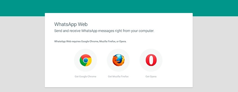 WhatsApp Web disponible también en Firefox y Opera