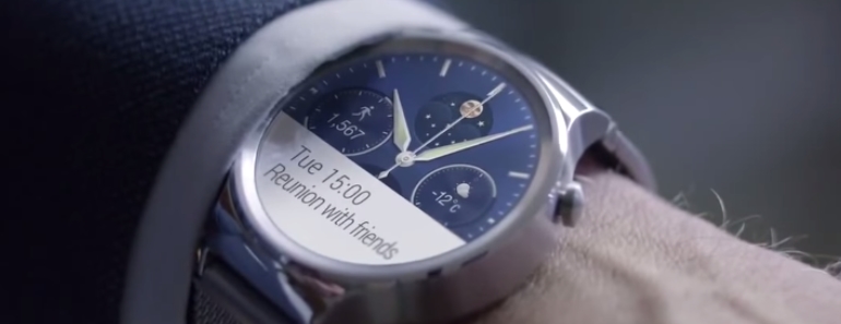 Huawei Watch diseño convencional para destacar en los wearables