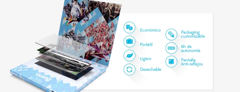 Viuing televisor desechable hecho de cartón Viuing televisor desechable hecho de cartón