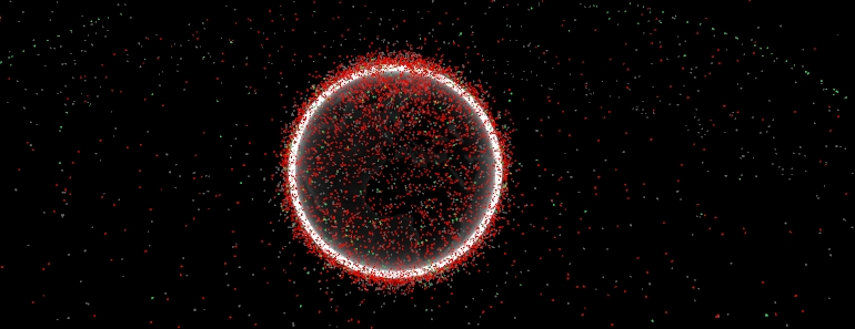 Contaminación espacial en el planeta Tierra