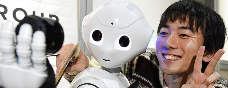 Pepper el androide que se agotó luego del primer minuto de venta