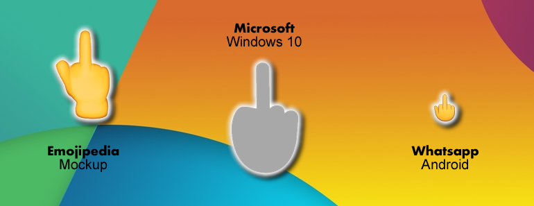 WhatsApp te deja enseñar el dedo medio